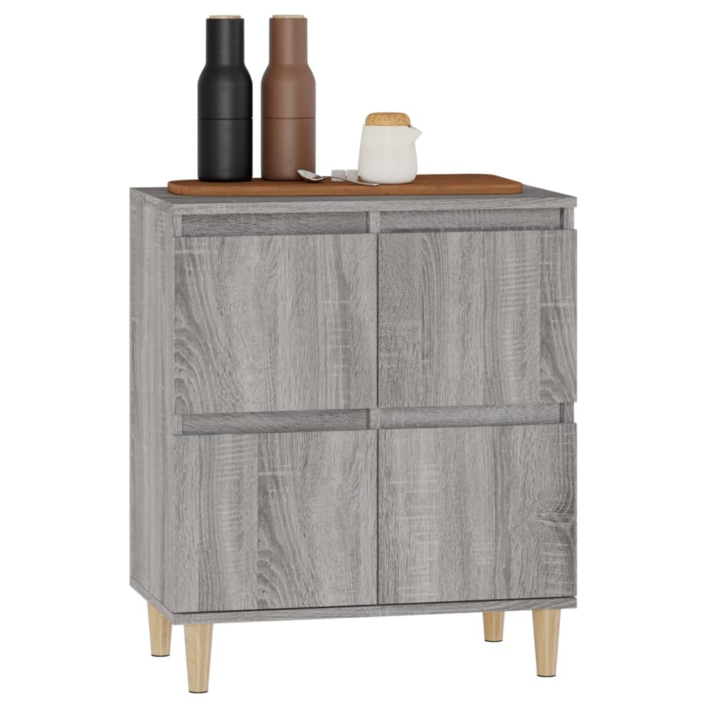 Credenza Grigio Sonoma 60x35x70 cm in Legno Multistrato - homemem39