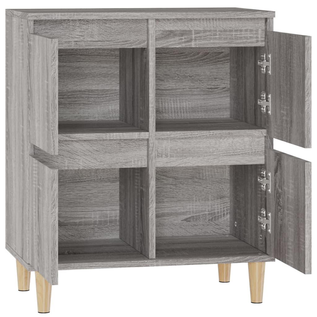 Credenza Grigio Sonoma 60x35x70 cm in Legno Multistrato - homemem39