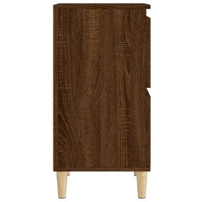 Credenza Rovere Marrone 60x35x70 cm in Legno Multistrato - homemem39