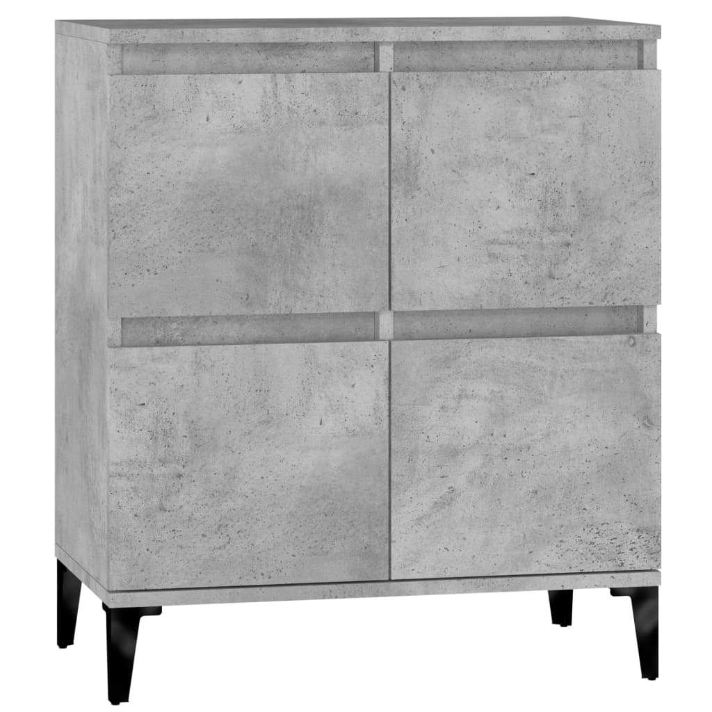 Credenza Grigio Cemento 60x35x70 cm in Legno Multistrato - homemem39