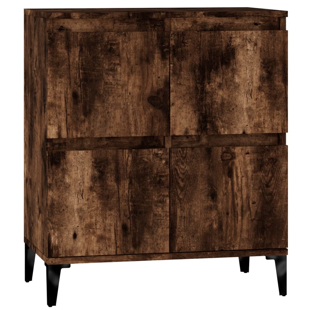 Credenza Rovere Fumo 60x35x70 cm in Legno Multistrato - homemem39