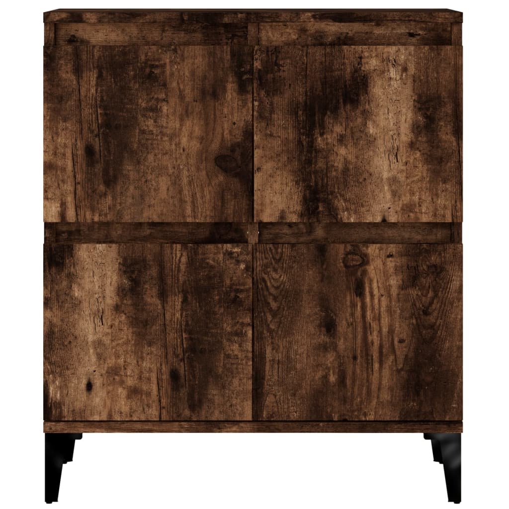 Credenza Rovere Fumo 60x35x70 cm in Legno Multistrato - homemem39