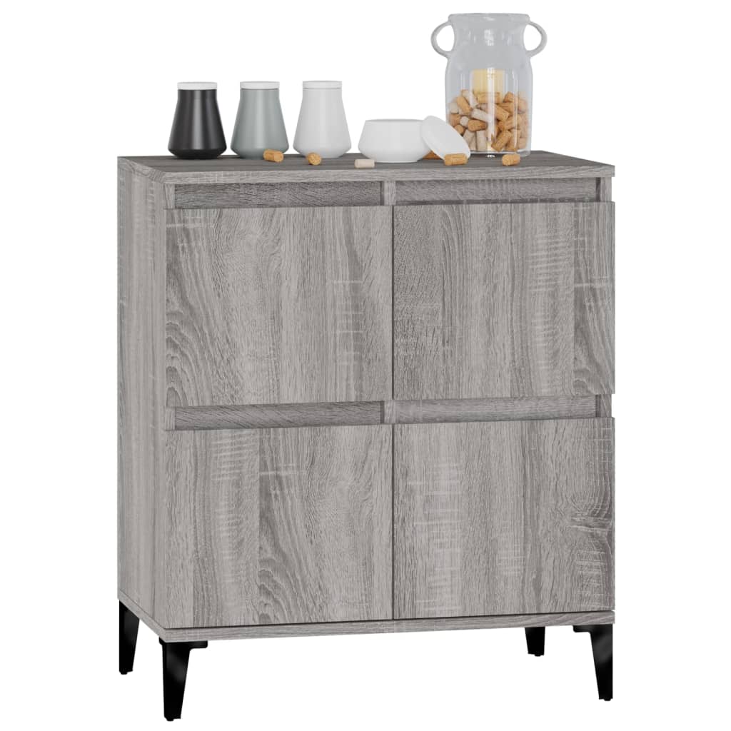 Credenza Grigio Sonoma 60x35x70 cm in Legno Multistrato - homemem39