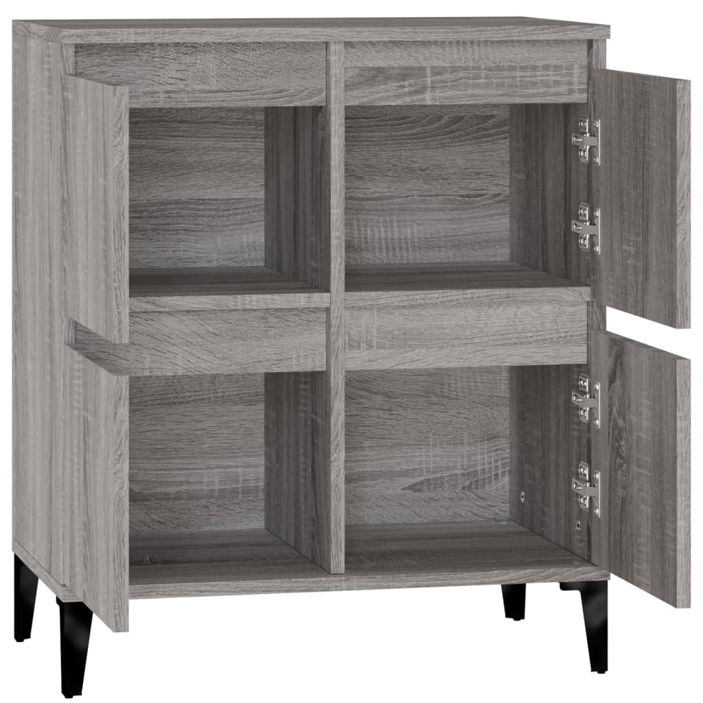 Credenza Grigio Sonoma 60x35x70 cm in Legno Multistrato - homemem39