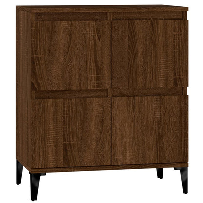 Credenza Rovere Marrone 60x35x70 cm in Legno Multistrato - homemem39