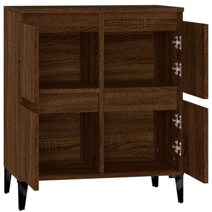 Credenza Rovere Marrone 60x35x70 cm in Legno Multistrato - homemem39