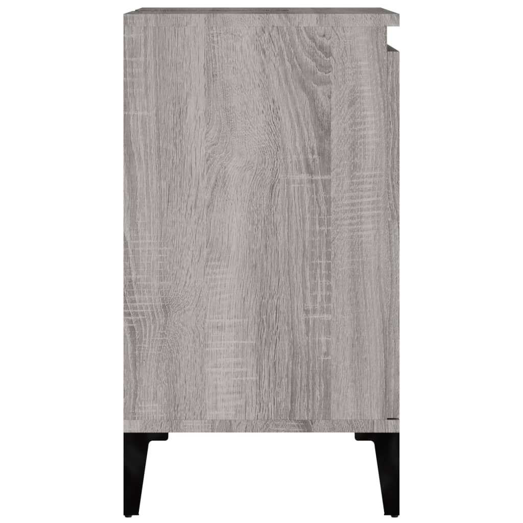 Mobile Lavabo Grigio Sonoma 58x33x60 cm in Legno Multistrato - homemem39