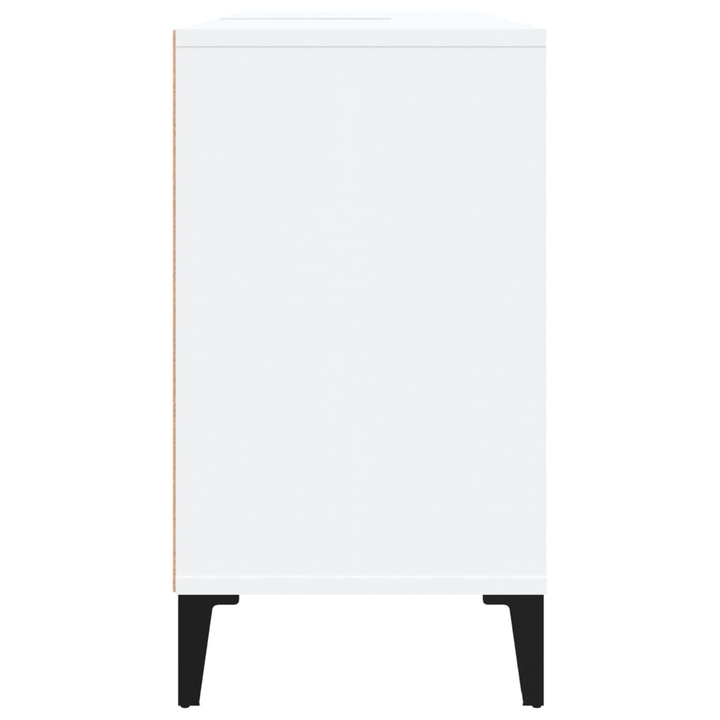 Mobile Lavabo Bianco 80x33x60 cm in Legno Multistrato - homemem39