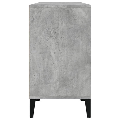 Mobile Lavabo Grigio Cemento 80x33x60 cm in Legno Multistrato - homemem39