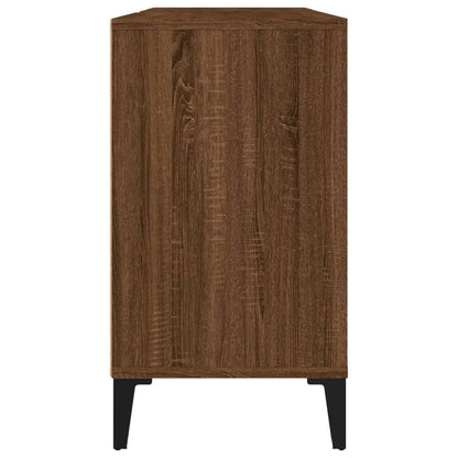 Mobile Lavabo Rovere Marrone 80x33x60 cm in Legno Multistrato - homemem39