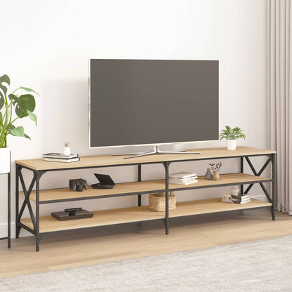 Mobile Porta TV Rovere Sonoma 180x40x50 cm in Legno Multistrato - homemem39