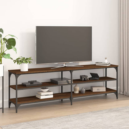 Mobile Porta TV Rovere Marrone 160x30x50 cm Legno Multistrato - homemem39