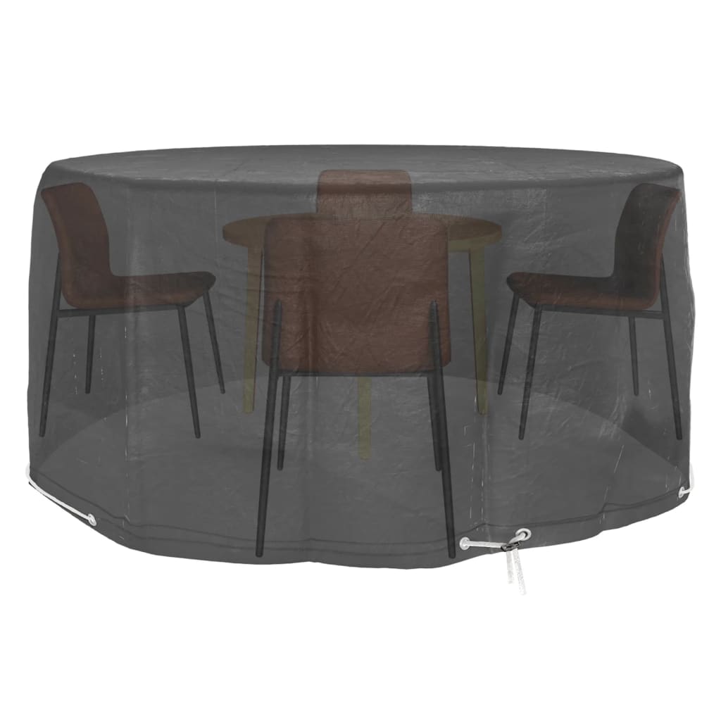 Coperture Mobili da Giardino 2pz 10 Occhielli Ø230x90cm Rotonde - homemem39