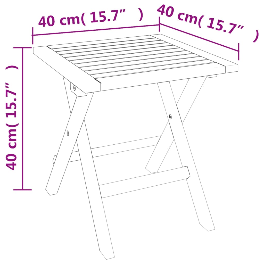 Lettini con Tavolino 2 pz Bianchi in Legno Massello di Acacia - homemem39