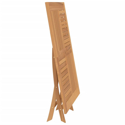 Tavolo da Giardino Pieghevole Grigio 120x70x75 cm Massello Teak - homemem39