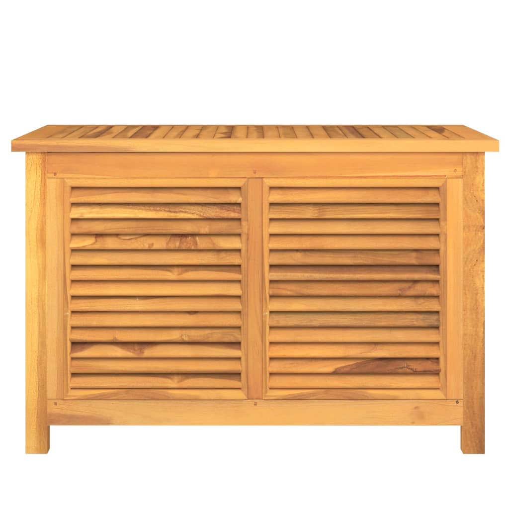 Contenitore Giardino con Borsa 90x50x58cm Legno Massello Teak - homemem39