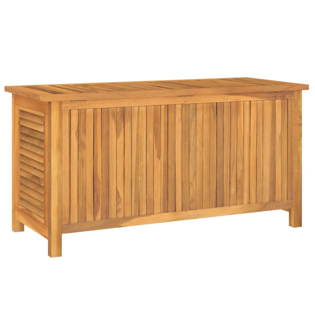 Contenitore Giardino con Borsa 114x50x58cm Legno Massello Teak - homemem39