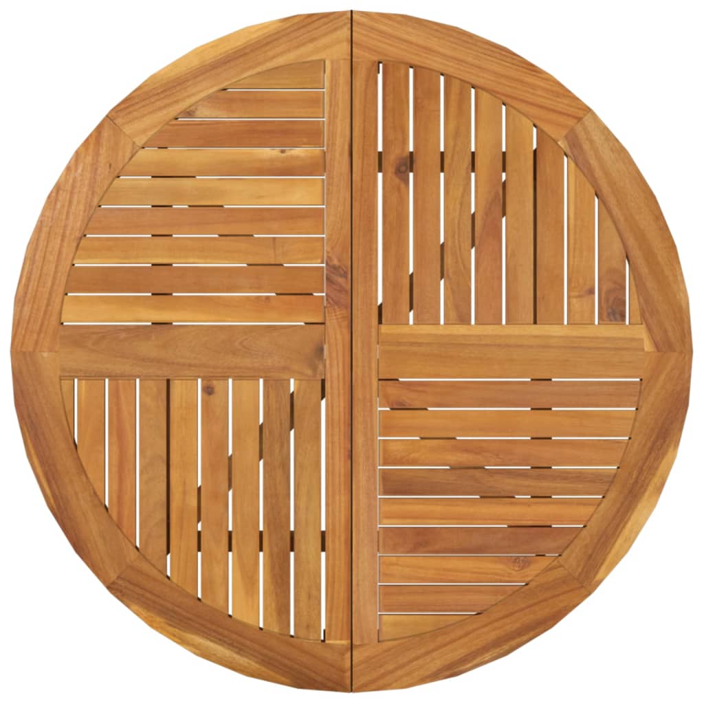 Tavolo da Giardino Ø 85 cm Legno Massello di Acacia - homemem39