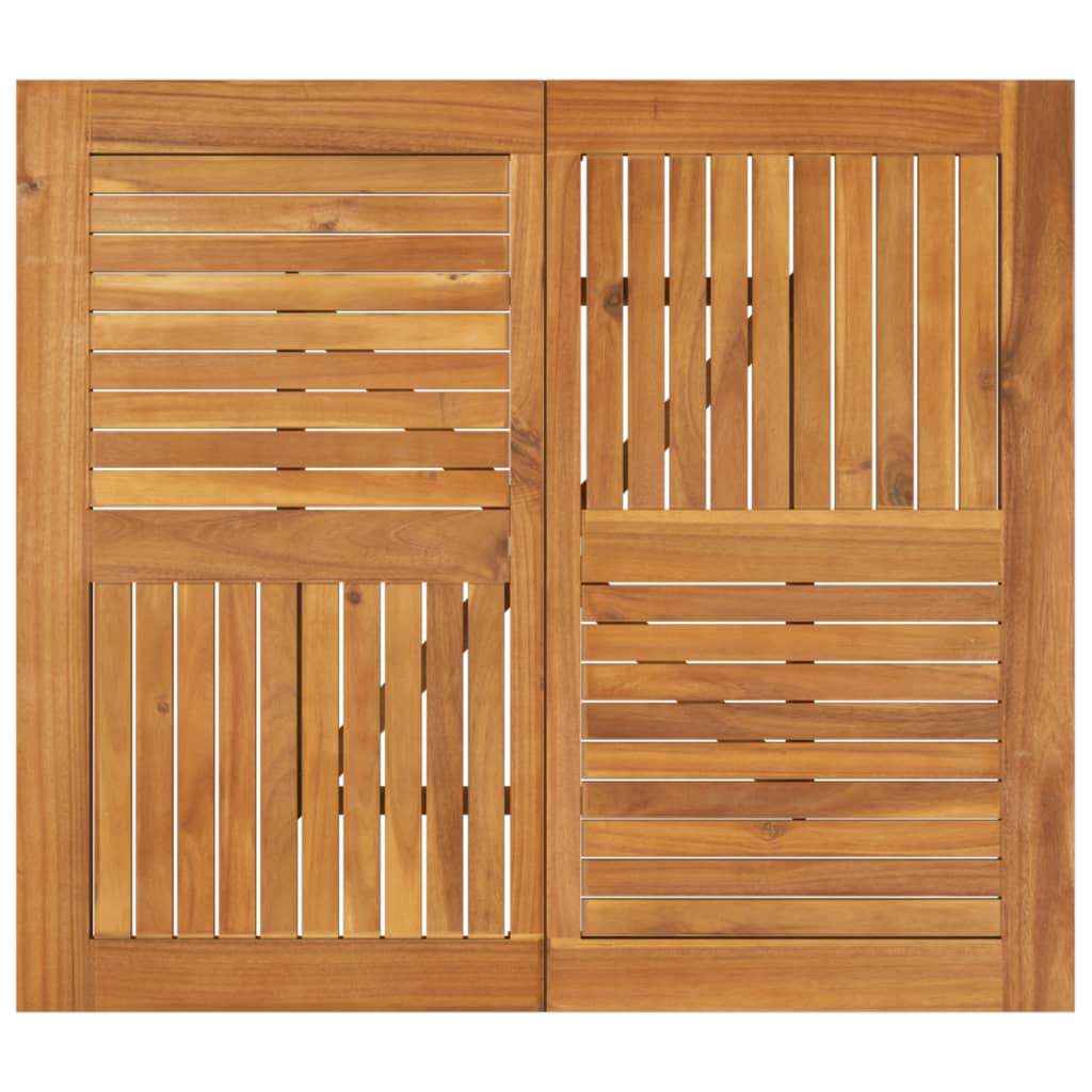 Tavolo da Giardino 85x85x75 cm Legno Massello di Acacia - homemem39