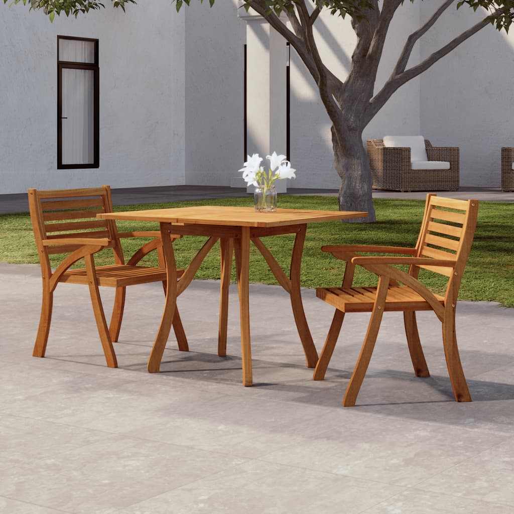 Tavolo da Giardino 85x85x75 cm Legno Massello di Acacia - homemem39