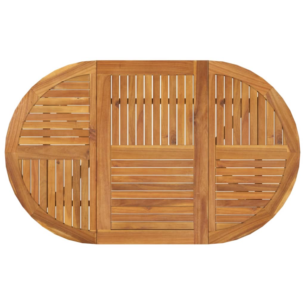 Tavolo da Giardino 150x90x75 cm Legno Massello di Acacia - homemem39