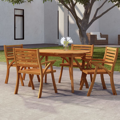 Tavolo da Giardino 150x90x75 cm Legno Massello di Acacia - homemem39