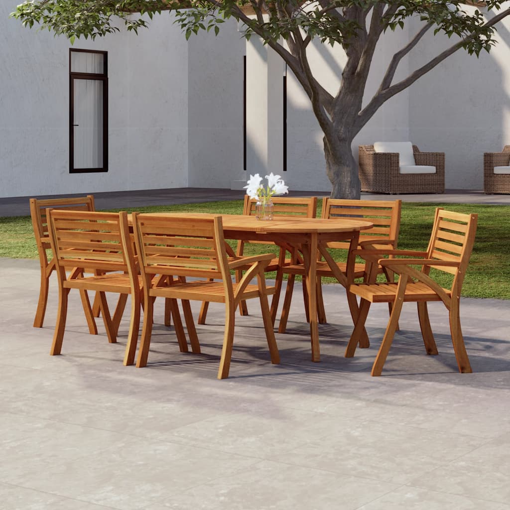 Tavolo da Giardino 200x90x75 cm Legno Massello di Acacia - homemem39