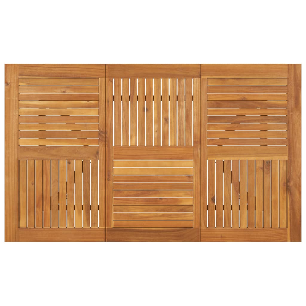 Tavolo da Giardino 150x90x75 cm Legno Massello di Acacia - homemem39