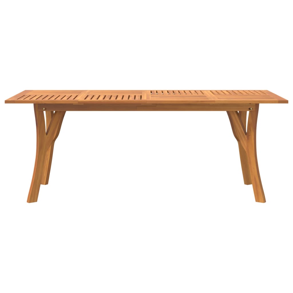 Tavolo da Giardino 200x90x75 cm Legno Massello di Acacia - homemem39