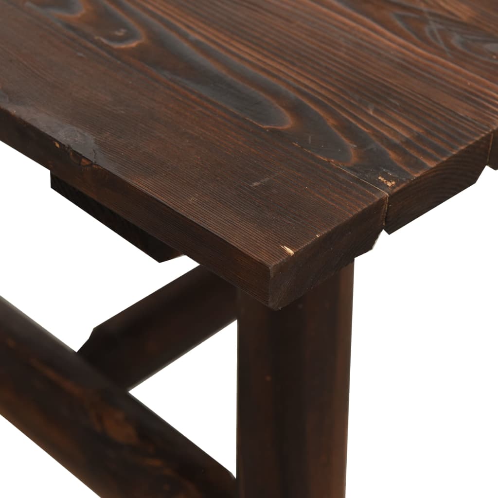 Tavolino da Salotto 90x50x41 cm Legno Massello di Abete Rosso - homemem39