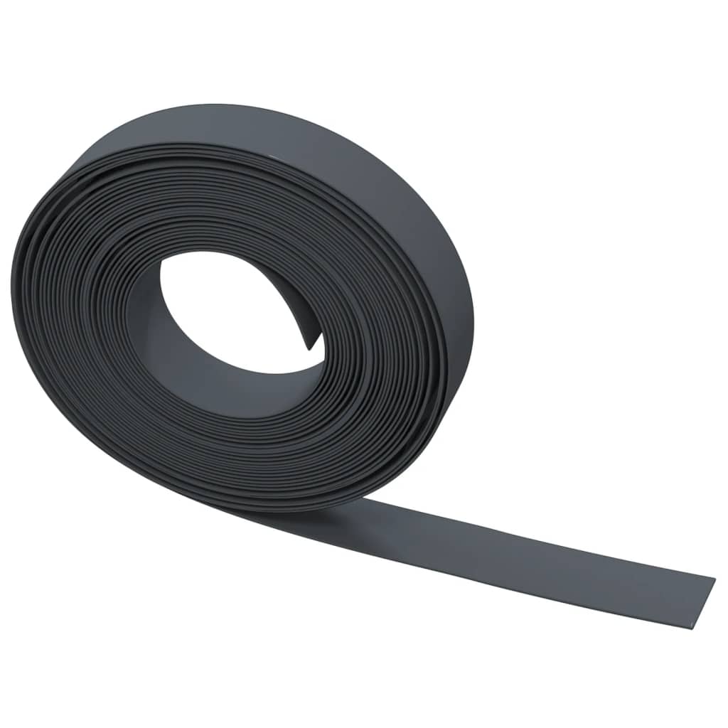 Bordature da Giardino 3 pz Grigie 10 m 10 cm in Polietilene - homemem39