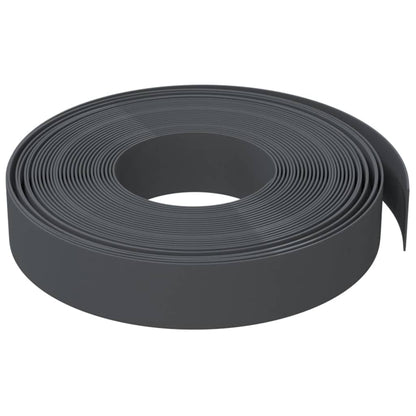 Bordature da Giardino 4 pz Grigie 10 m 10 cm in Polietilene - homemem39