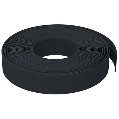 Bordature da Giardino 4 pz Nere 10 m 10 cm in Polietilene - homemem39