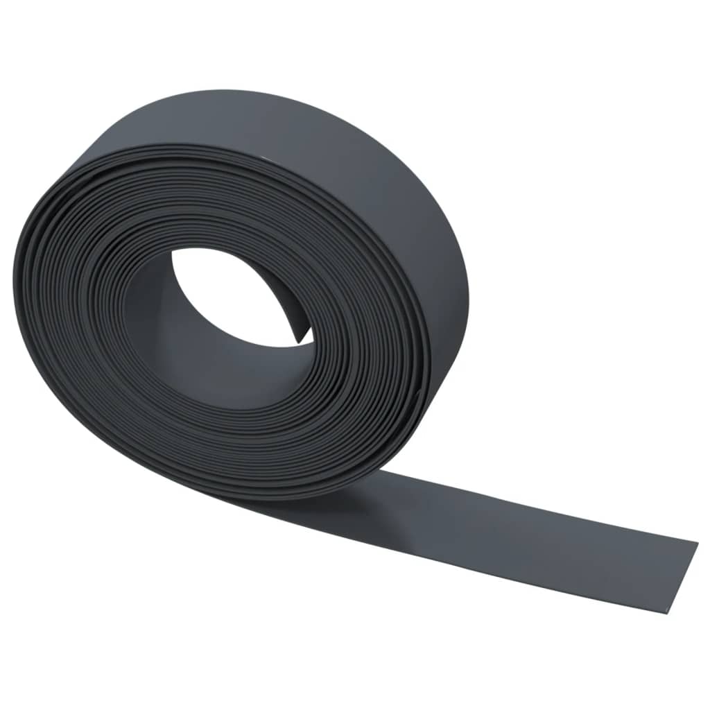 Bordature da Giardino 3 pz Grigie 10 m 15 cm in Polietilene - homemem39