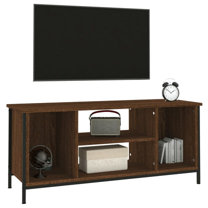 Mobile TV Rovere Marrone 102x35x45 cm in Legno Multistrato - homemem39