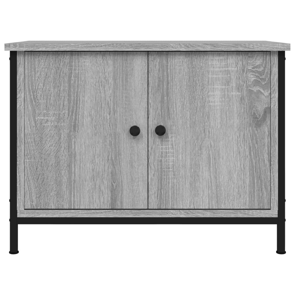 Mobile TV con Ante Grigio Sonoma 60x35x45 cm Legno Multistrato - homemem39