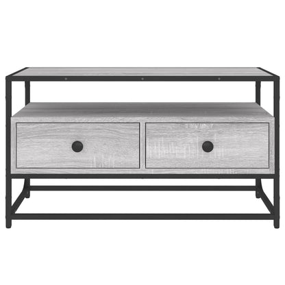 Mobile Porta TV Grigio Sonoma 80x35x45 cm in Legno Multistrato - homemem39