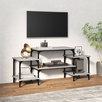 Mobile Porta TV Grigio Sonoma 117x35x52 cm in Legno Multistrato - homemem39