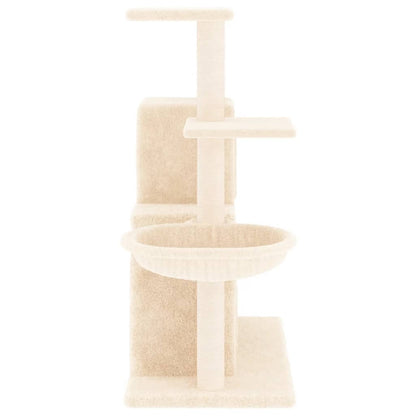 Albero per Gatti con Tiragraffi in Sisal Crema 83 cm - homemem39