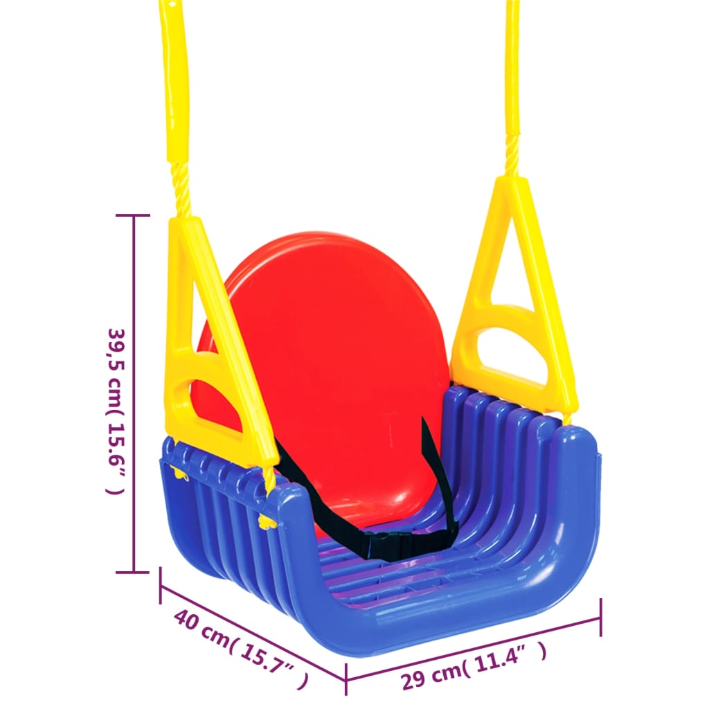 Seggiolino Altalena Bambini 3 in 1 29x40x39,5 cm Polipropilene - homemem39