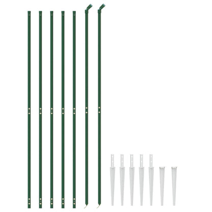 Recinzione a Rete con Picchetti Ancoraggio Verde 2x10 m - homemem39