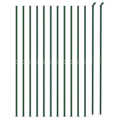 Recinzione a Rete con Flangia Verde 1,6x25 m - homemem39