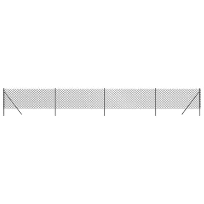 Recinzione a Rete Antracite 0,8x10 m - homemem39