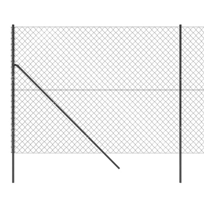 Recinzione a Rete Antracite 2x10 m - homemem39