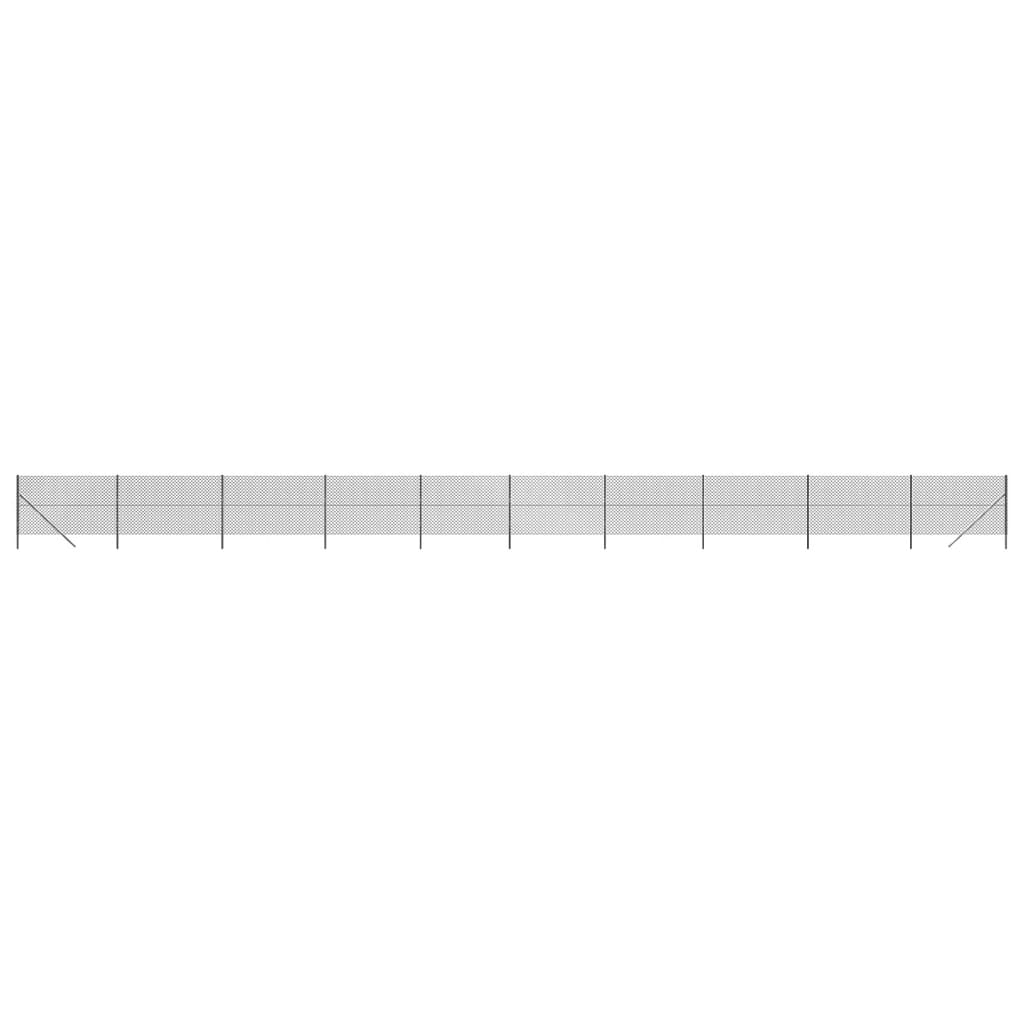 Recinzione a Rete Antracite 1,4x25 m - homemem39