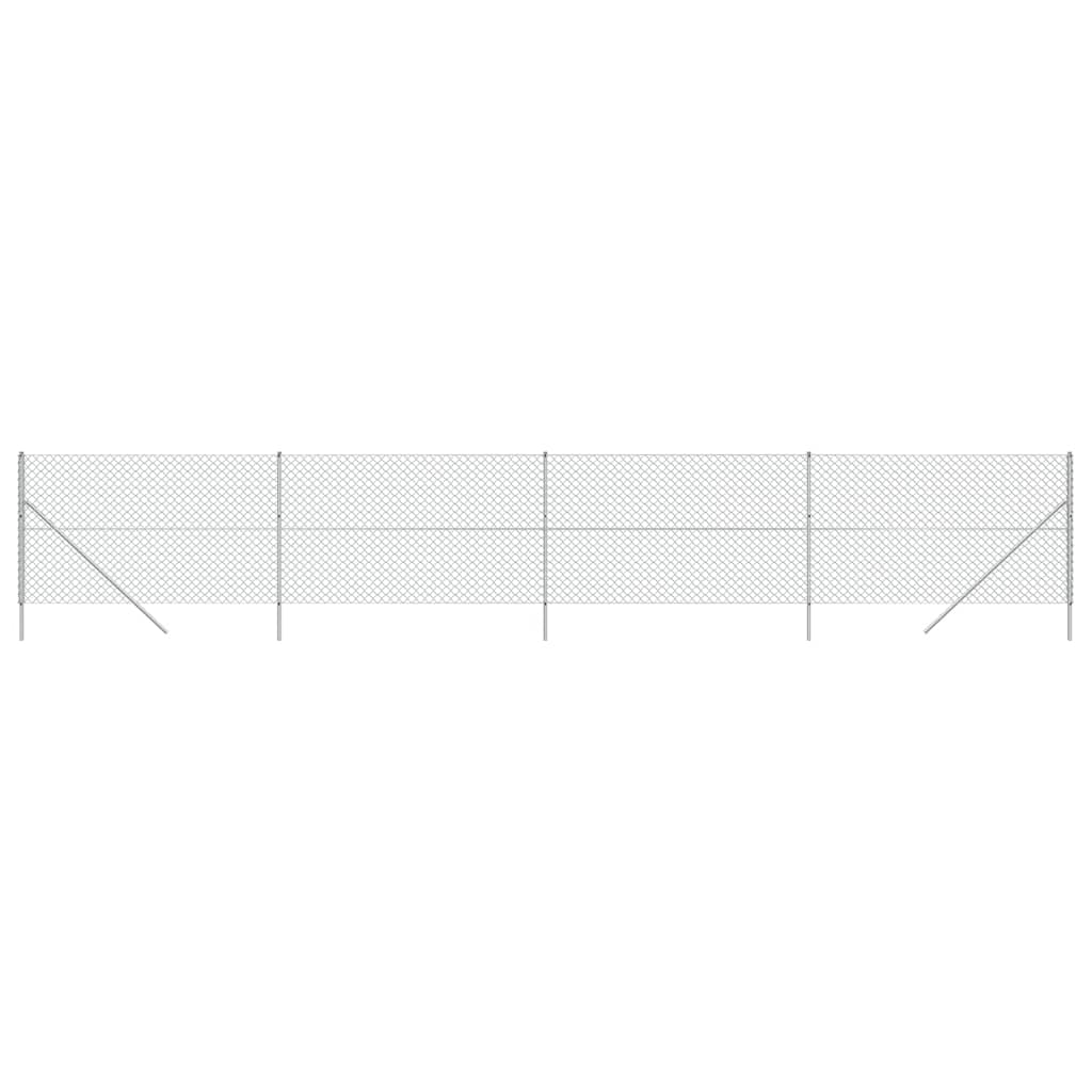 Recinzione a Rete Argento 1,4x10 m - homemem39