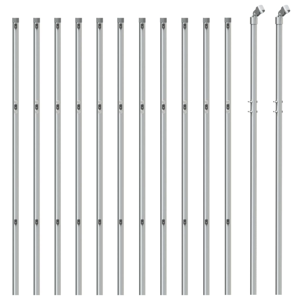 Recinzione a Rete Argento 1x25 m - homemem39