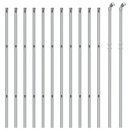 Recinzione a Rete Argento 1x25 m - homemem39