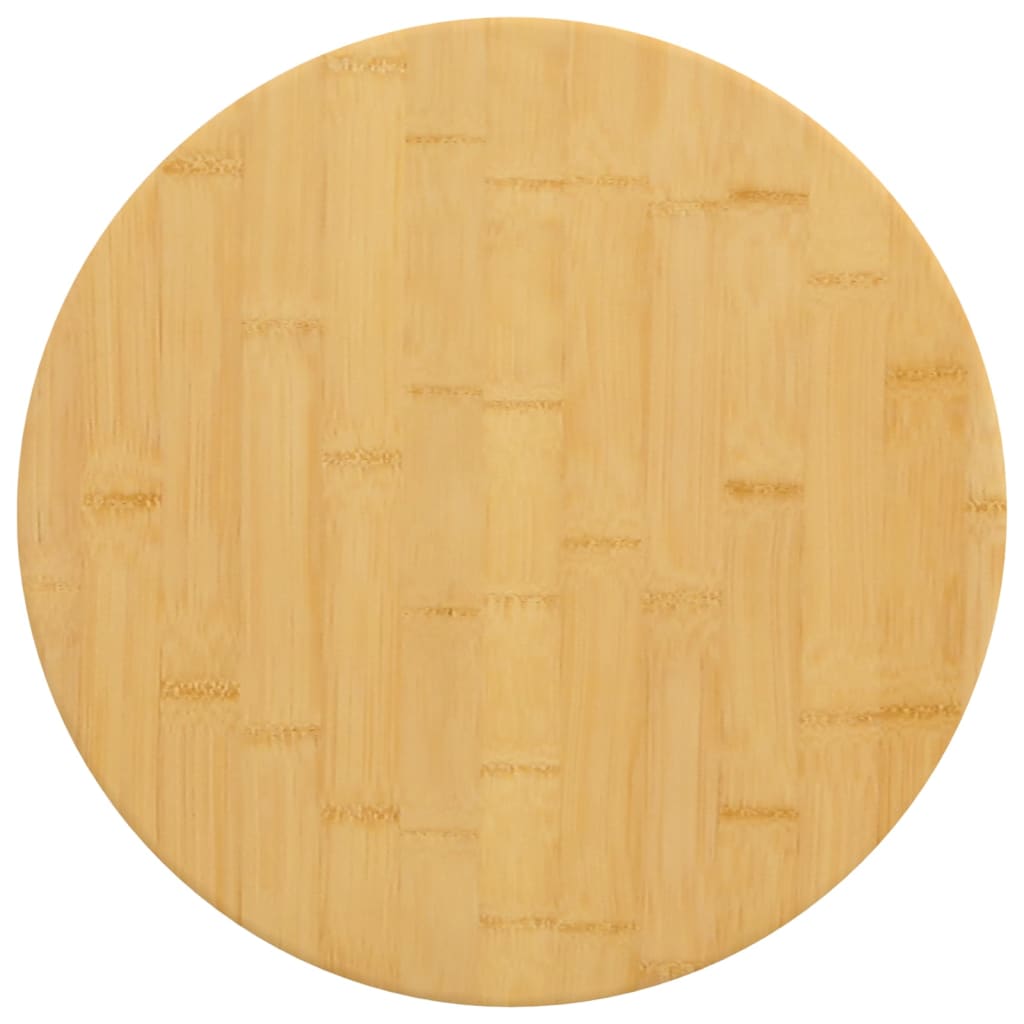 Piano del Tavolo Ø30x1,5 cm in Bambù - homemem39