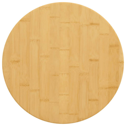 Piano del Tavolo Ø50x1,5 cm in Bambù - homemem39